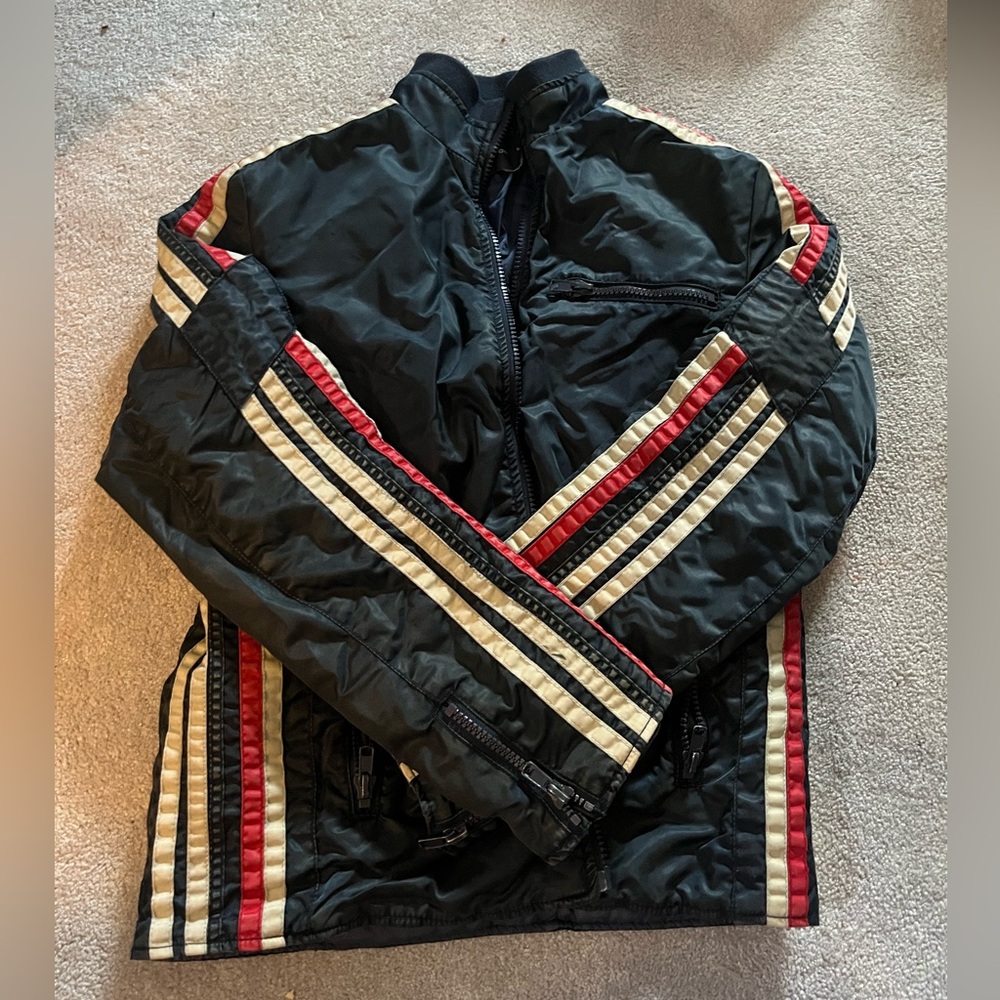 Unisex Black and Red Racing Jacket